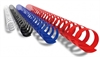 Plastspiral Acco 22 mm, 21 ringe, blå, rød, sort el. hvid - 100 ks.